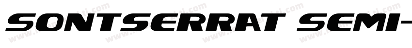 Sontserrat Semi字体转换